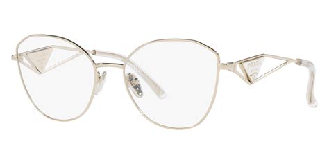 Prada PR 52ZV ZVN1O1 Glasses Pale Gold